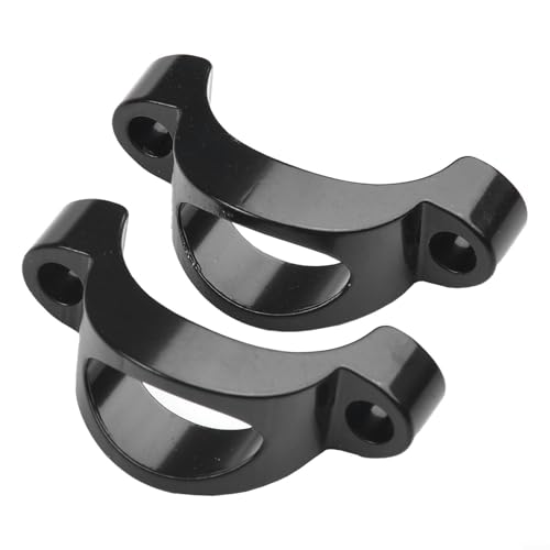 31,8 mm 10/20 mm Fahrrad-Abstandshalter Legierung Rest Bar Höhenverstellbar Aluminium Abstandshalter schwarzes Rundrohr kompatibel für TT-Lenker (20 mm)