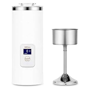 Portable Coffee Maker 8 OZ - Single Serve Coffee Percolator - Tea Maker - Electric Kettle - 304 Stainless Steel - AC 110-120V White Suitable for Indoors Portable Coffee Maker 8 OZ Single Serve Coffee Percolator Tea Maker Electric Kettle 304 Stainless Steel AC 110 120V White Suitable for Indoors