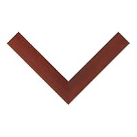 FRAMO 35 mm fotolijst 64 x 80 cm, rood wazig | handgemaakte MDF-houten lijst met onbreekbaar kunstglas en robuuste MDF achterwand