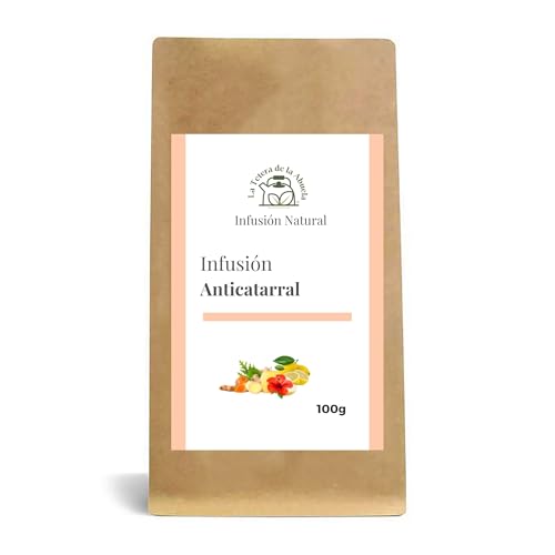 Infusión Anticatarral 100 g – Jengibre, Limón, Miel y Hierbas Naturales – Despeja la Nariz, Alivia Garganta y Aporta Bienestar en Días Fríos – A Granel