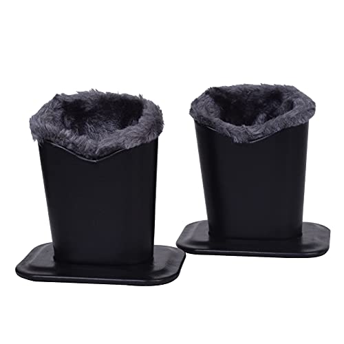 Image of Pack of 2 Soft Plush Lined Eyeglasses Holder Stand Protective Glasses Holder Stand