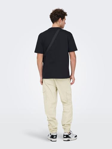 Only & Sons Herren Onscarter Life Cargo Cuff 0013 Pant Noos Hose 22028434,Silver Lining,30W / 34L – Ansicht 3