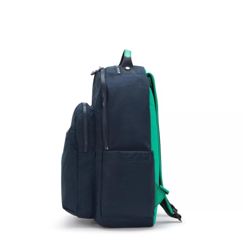 Image of Kipling Women's Seoul Bts 15 inch Laptop Backpack, Durable, Roomy with Padded Shoulder Straps, Built-In Protective Sleeve