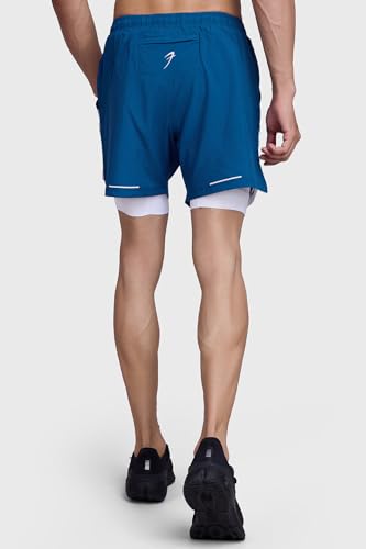 Image of FUAARK 2 in 1 Compression Shorts for Men for Gym, Sports, Running & Cycling Activities with Pocket