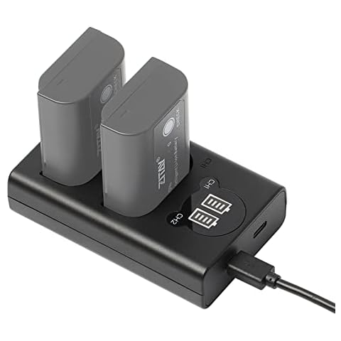 ZITAY DMW-BLK22 Battery Charger with USB Cable for Panasonic DMW-BLK22 Lumix DC-S5 Cover
