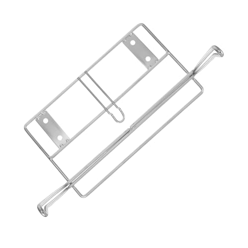 NAMOARLY Supermarket Wall-mounted Shopping Bag Rack Electroplated Produce Bag Dispenser for Retail Efficiency