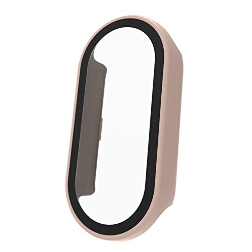 Screen Protector Case for Mi-Band 8 Scratchresist Shock Frame Full Coverage Smartwatch One-Piece Bumper-Shell
