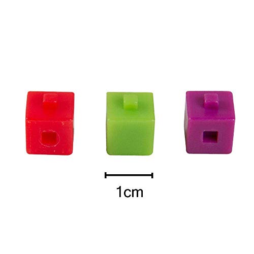 hand2mind Centimeter Cubes, Plastic, Connecting, Math manipulatives, Counting for Kids, counters, Elementary Teacher Must Haves (Set of 500) - Image 5