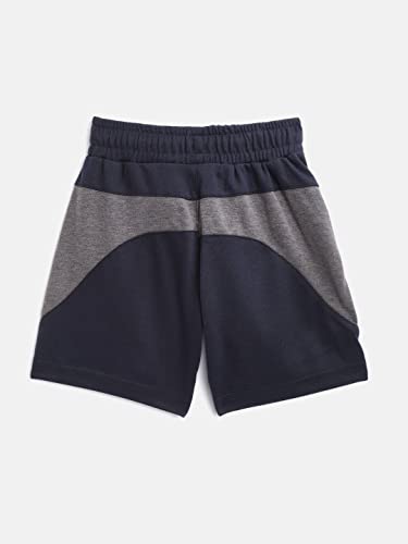 Image of Proteens Boys Printed Shorts Pack of 1-Navy