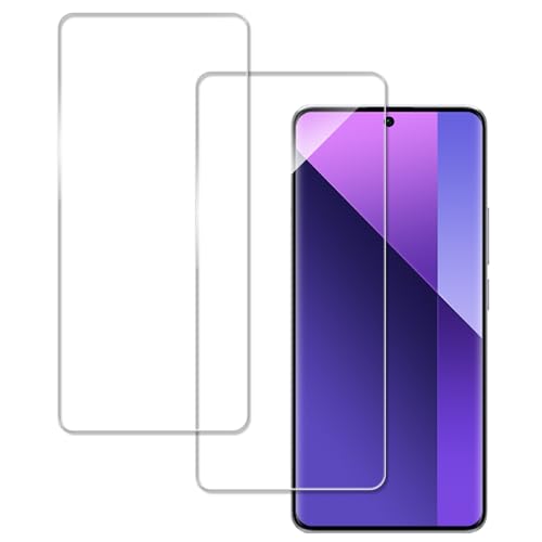 KPNS ガラスフィルム Redmi Note 13 Pro 5G 用 (2枚)ガラスフィルム 日本旭硝子素材採用 全面 保護フィルム 強化ガラス フィルム 対応