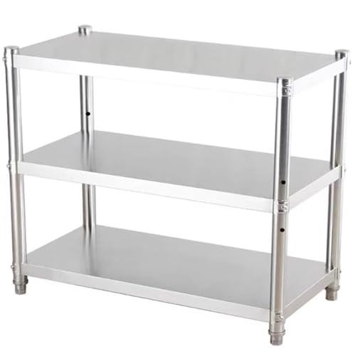 Estantería de cocina de acero inoxidable para optimizar esquinas 2
