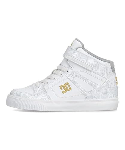 [DC Shoes] [�f�B�[�V�[�V���[�Y] �j�̎q �L�b�Y �q���C �^���C �ʊw�C ���[�X�s���A�n�C�g�b�vSEEVSN KS PURE HIGH-TOP SE EV SN �L�b�Y�X�j�[�J�[ �n�C�J�b�g DK261004 �z���C�g/�u���b�N 17.0cm