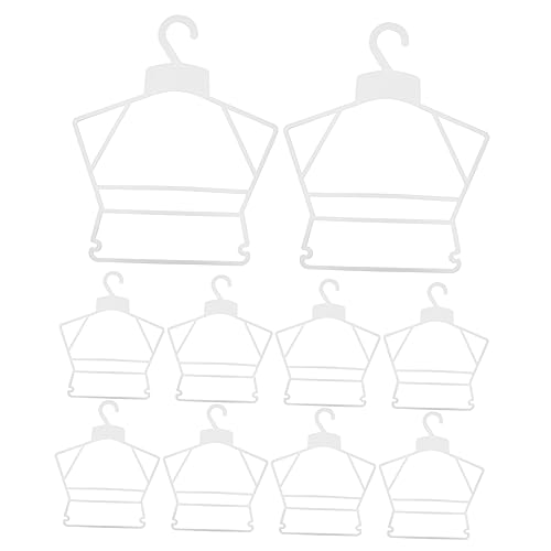 Cabilock Baby Hangers for Closet 10pcs Plastic Hangers Childrens Body Shape Hanger Swimwear Showing Hanger Easy to Use and Store