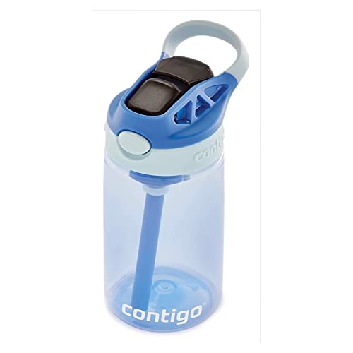 Image of Contigo Kids Straw Water Bottle with AUTOSPOUT Lid, 14oz, Cotton Candy
