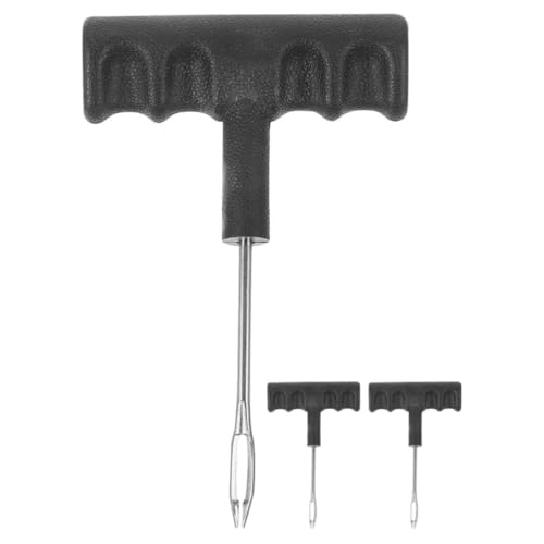 TOYANDONA Kit de Reparación de Neumáticos 3 Piezas de Metal Versátil y Fácil de Usar para Reparación Automotriz Personal y Profesional