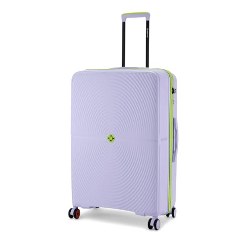 Image of Nasher Miles Bali Hard-Sided Polypropylene Check-in Luggage 28 inch | 75cm | 8 Wheels Large Trolley Bag for Travel | Suitcase (Grey)