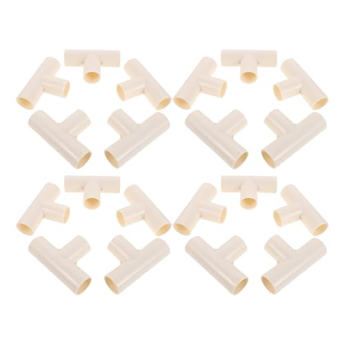iplusmile 20pièces Accessoires pour Parc Connecteur T Plastique de Rechange pour Parc Accessoires pour Clôture Assemblage