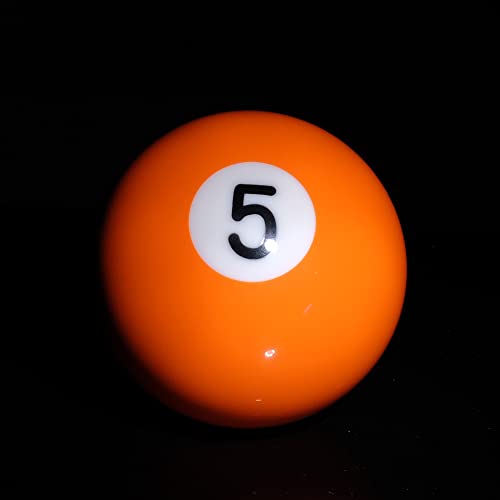 Erosto No. 5 Billiard Round Shift Knob,2.25Inch,Manual Gear Shift Knob Shifter With 3 Adapters Universal Fit For Manual Car (No.5), Copper #TOP4