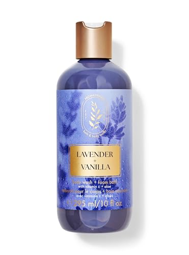 Image of Bath & Body Works Lavender Vanilla Body Wash & Foam Bath