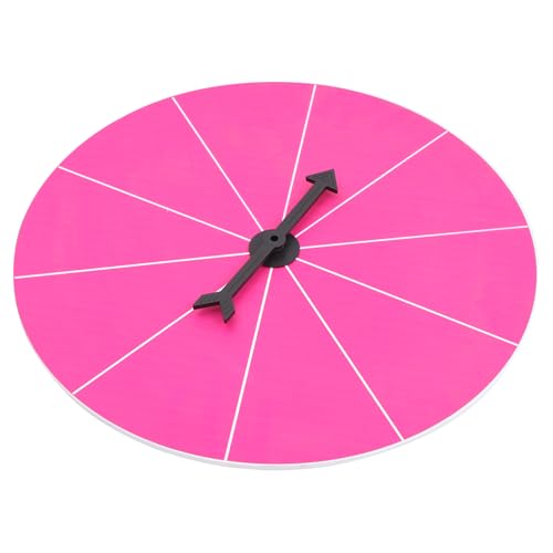OKUMEYR Tune Game Wheel Show Party Prize Wheels Plastic Rotatable Lightweight for Parties Events 1pc