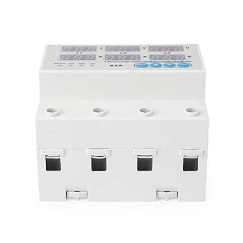 Protector relé de corriente contra bajadas de tensión trifásica 220V MOBYAT 63A 5