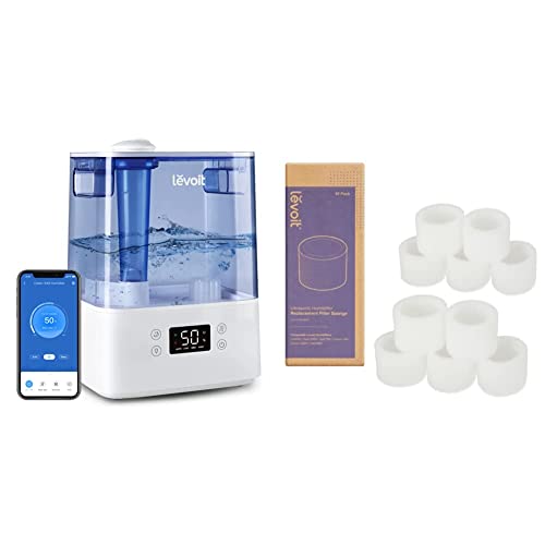 Image of LEVOIT Smart Cool Mist Humidifiers and 10 Pack Replacement Filter