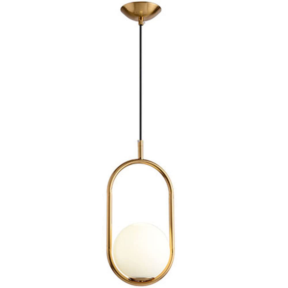 HXYSXHJUO Glass Globe Chandelier Lighting Vintage Industrial Pendant Ceiling For Kitchen Island Entryway Dining Room HallwayAdjustable Hanging Height
