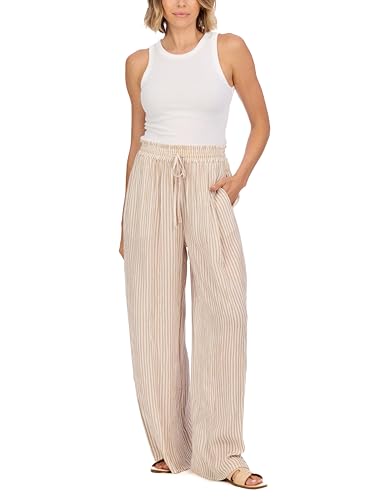 Mud Pie Women's Tracey Beach Pant Brown3