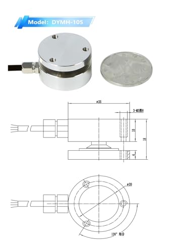 Cellule de charge DYMH-105 de 10 kg à membrane plate pour pesage