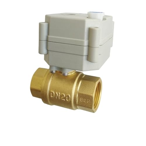 Vanne motorisée DC5V CR201 NPT 3/4 en laiton avec débrayage manuel