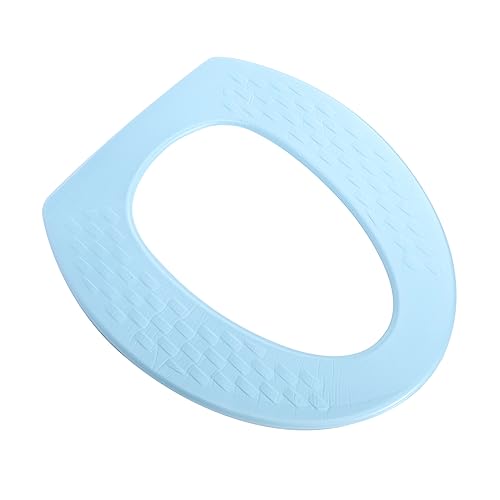 BRIGHTFUFU Waterproof Toilet Seat Cover Black Soft Toilet Seat Pad Thicken Mat for Bathroom Supply