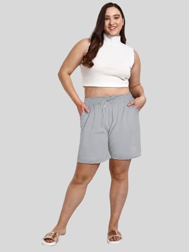Image of CUPID Women Plain Comfortable Barmunda,Shorts for Sports, Yoga, Daily Use Gym, Night Wear, Casual Wear for Ladies