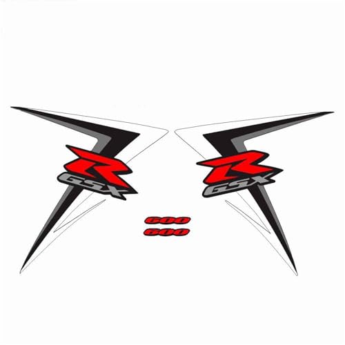 Autocollants de coque Suzuki GSXR 600 2006-2007 pour look piste et route