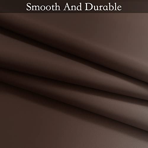 Image of SimpleHome Ombre Brown to Grey White Curtains for Living Room 52Wx84L | Room Darkening Curtains for Bedroom,Gradient Light Blocking Curtain,Thermal Insulated Grommet Window Drapes,2 Panels,84 Inch