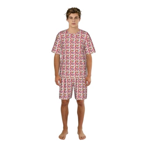 Pyjama court homme vêtement de nuit doux et loungewear