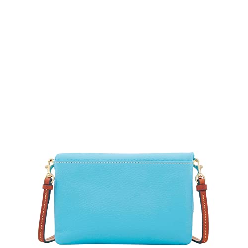 Image of Dooney & Bourke Women's Foldover Zip Crossbody, Small Handbag with Strap