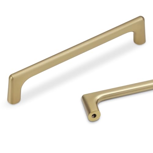 10 Pack 5 Inch(128mm) Champagne Bronze Kitchen Cabinet Handles Cabinet Pulls Gold Drawer Pulls Cabinet Hardware Kitchen Handles Dresser Handles