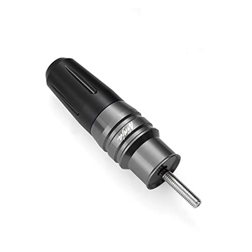 SHECOS Sturzpad-Sturzschutz Für Kawasaki Für Ninja Für ZZR1400 Für ZX14R Für ZX-6R Für ZX-10R Für ZX6R ZX Falling Protection Pad (Farbe : Grey)