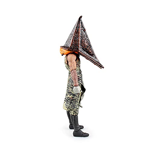 Duezkup The Pyramid Head Action Figure Evil Red Pyramid Thing Bogeyman Pvc Model Toy Computer Desk Decoration #TOP2