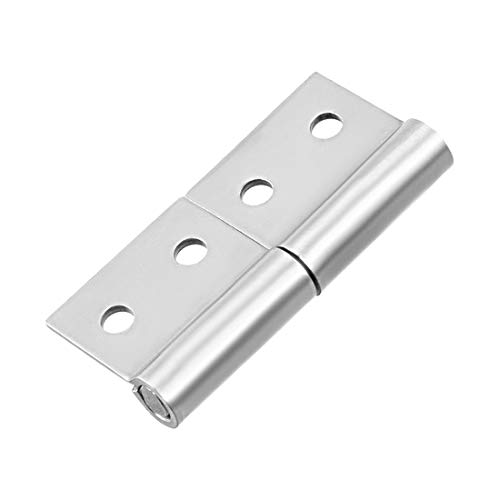 Uxcell Lift Off Hinge, 2-Inch Long 4 Holes Stainless Steel Slip Joint Flag Hinges Right Hand Cabinet Door, 1 Pack #TOP3