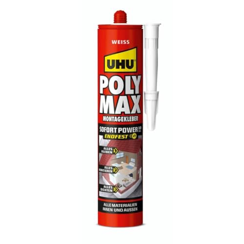 UHU 47230 Poly Max High Grip Express, Kartusche mit 425 g