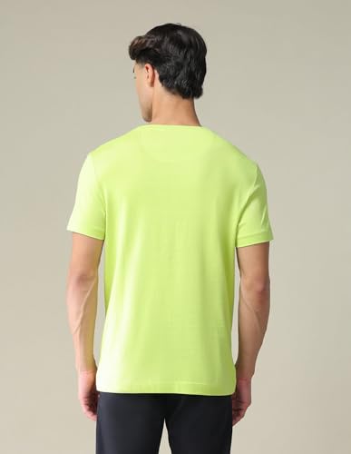 Image of U.S. Polo ASSN. Knitted Slim Fit Cotton T-Shirts for Men - Breathable & Comfortable, Half Sleeves Mens Casual T Shirts