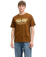 JACK & JONES Herren 5er-Set T-Shirts in verschiedenen Styles, Prints und Farben aus Baumwolle (Regular Fit Mix 1, S) – Ansicht 2