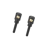 ACROPIX Single Hole Front Windshield Wiper Washer Nozzle Spray Jet Fit for Volkswagen Passat - Pack of 2 Black