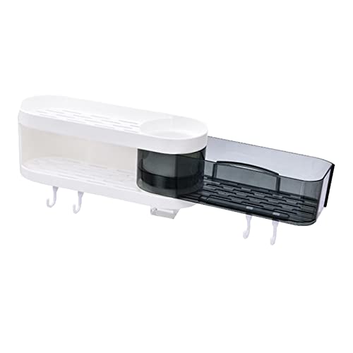 Duiaynke Corner Shower Caddy Bathroom Storage Organizer Adhesive Shower Shelf for Kitchen Bathroom