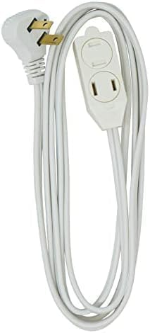 Slimline 3 ft Indoor Flat Plug Extension Cord