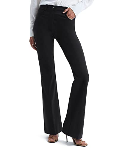 Houmous S-XXL 29'' 31'' 33'' 35'' Inseam Women's Bootcut Dress Pants Pockets Stretch Work Lounge Pant Office Casual