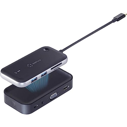Renkforce USB-C® Dockingstation RF-HUB-810 Passend für Marke Dockingstations: Universal drahtlose Bildübertragung, Inte