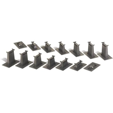 Bachmann Trains 14 PC. E-Z TRACK GRADUATED PIER SET - HO Scale Cover