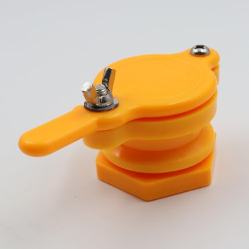 Hsthe Sea 4 Stück Honigschieber für Extraktor, Honig-Extraktor-Wasserhahn, langlebiger Honig, Honig-Extraktor-Ausrüstung, Imkereibedarf (2 gelb + 2 weiß)